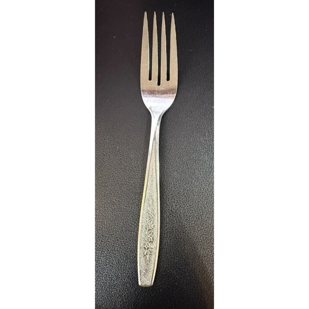 Simeon L‎ & George H Rogers Oneida Spring Ballad Salad Fork Stainless